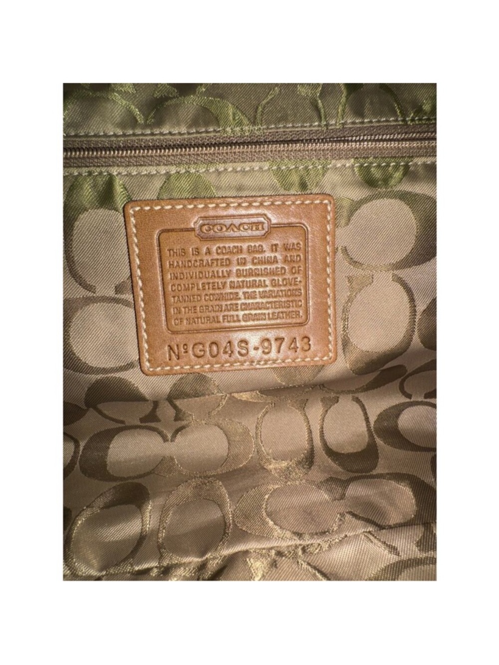 Coach SoHo Hampton Cognac Leather Shoulder Bag with Buckle Saddle Flap - Picture 5 of 14